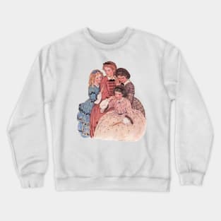 Jessie Willcox Smith - Little Women - Meg, Jo, Beth and Amy Crewneck Sweatshirt